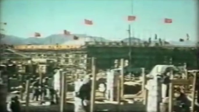 70年代西藏拉萨建设面貌风光