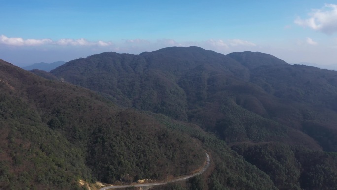 4K航拍雷山雷公山森林3组1分9秒