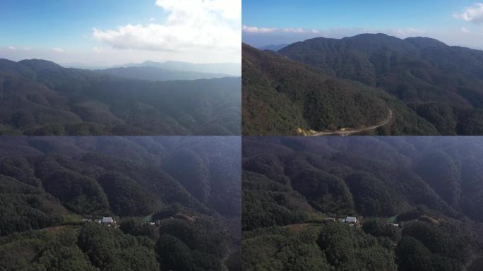 4K航拍雷山雷公山森林3组1分9秒