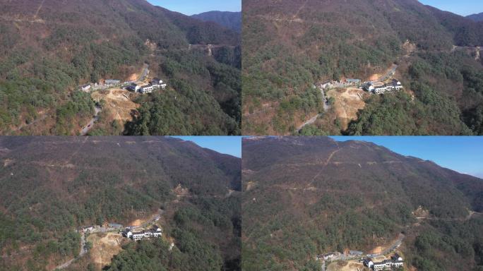 4K航拍雷公山森林公路2组44秒