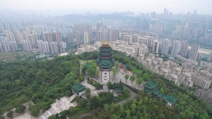 重庆鸿恩寺航拍