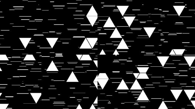 随机方块随机三角三角形闪动随机线条