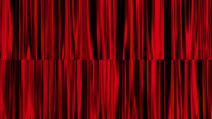 红色布帘动画无缝循环