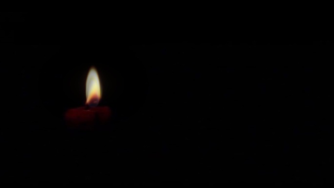悼念、祭奠、思念、蜡烛燃烧素材1