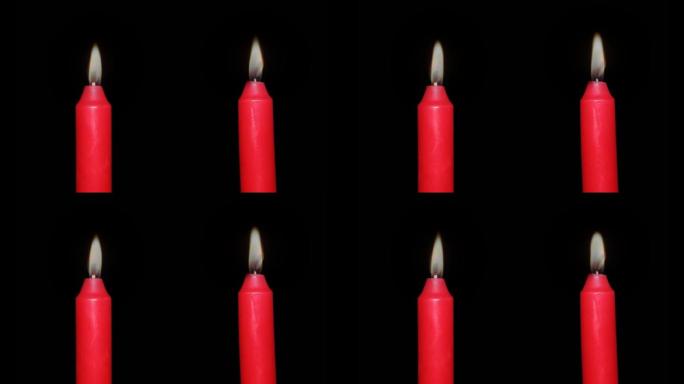 悼念、祭奠、思念、蜡烛燃烧素材3