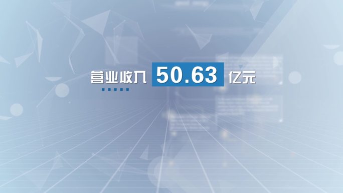 年末企业政府汇报片多数据展示