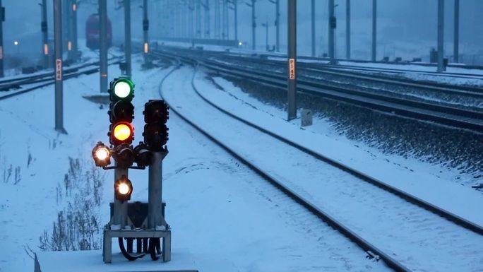 铁路信号列车发车