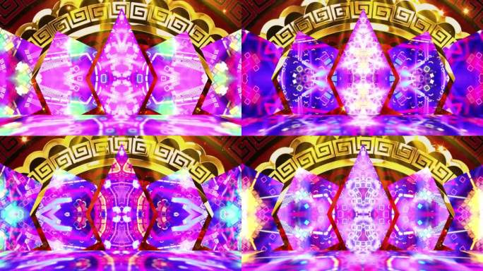 大张伟《大摇大摆迎春来》舞台背景