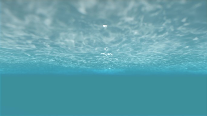 唯美水下水波纹4K