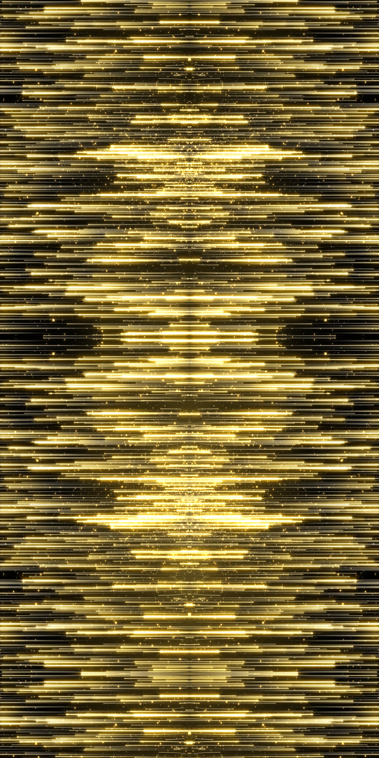 6K超宽屏黄金线条粒子背景