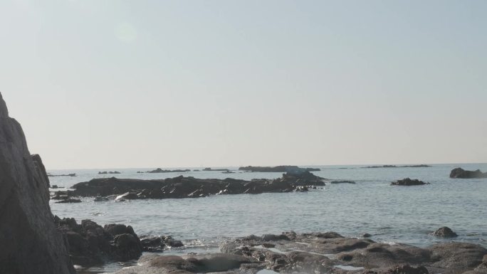青岛微波粼粼海面