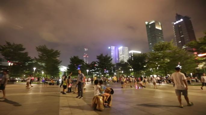 深圳市民中心夜景、深圳市民中心市民活动