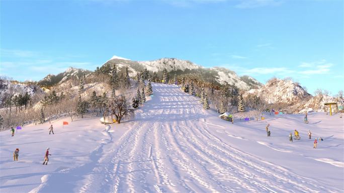 雪山滑雪场