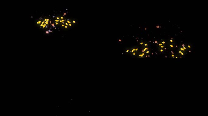 大气透明的元宝红包模板