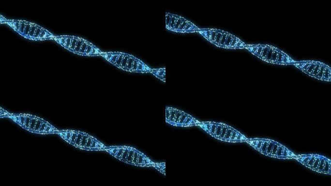 ALPHA透明通道DNA基因链
