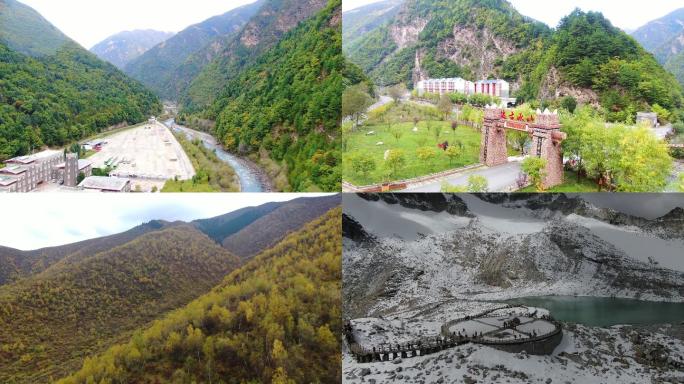 达古冰川黑水县冰山雪山