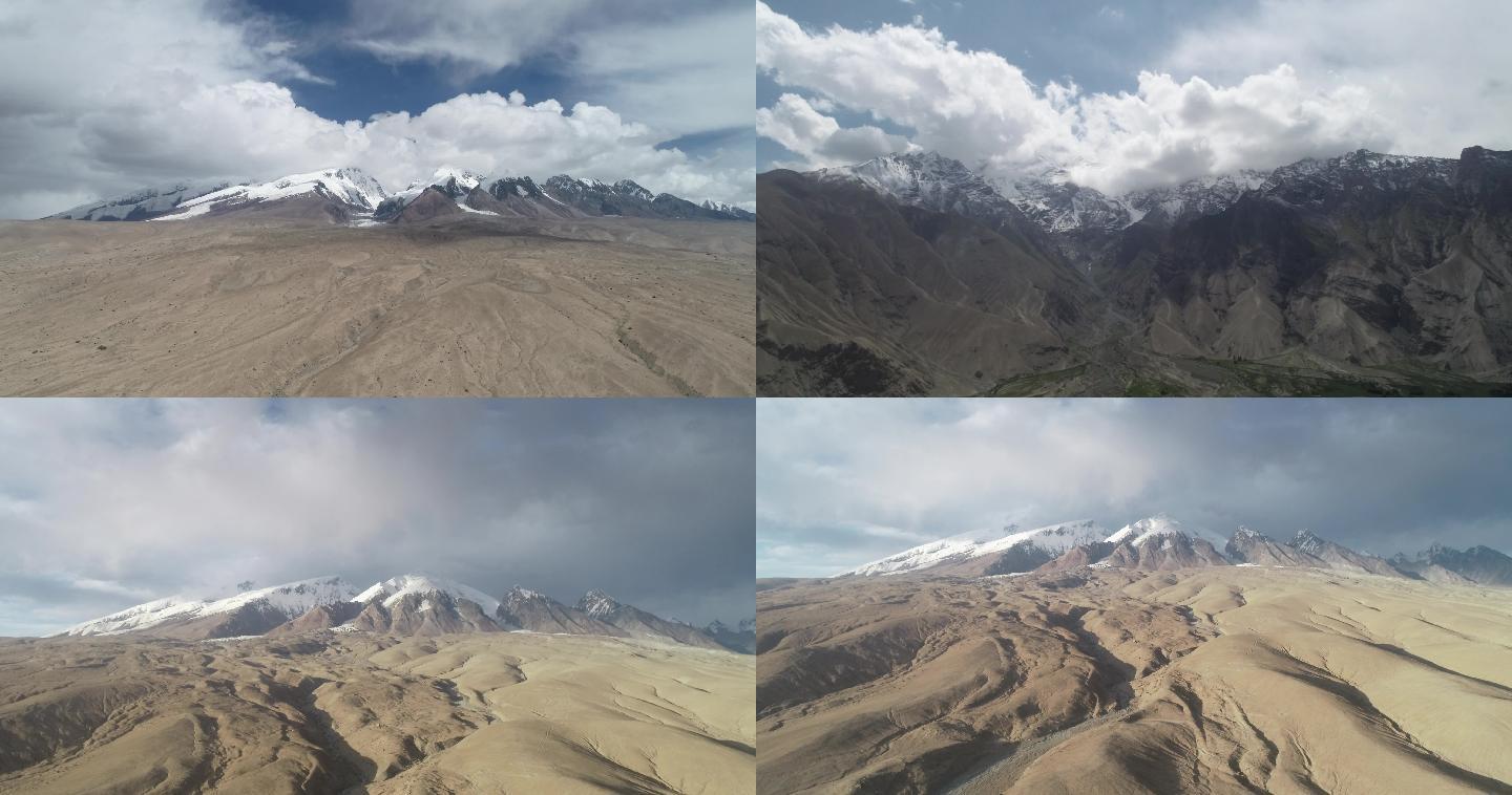 【原创4K可商用】新疆雪山航拍