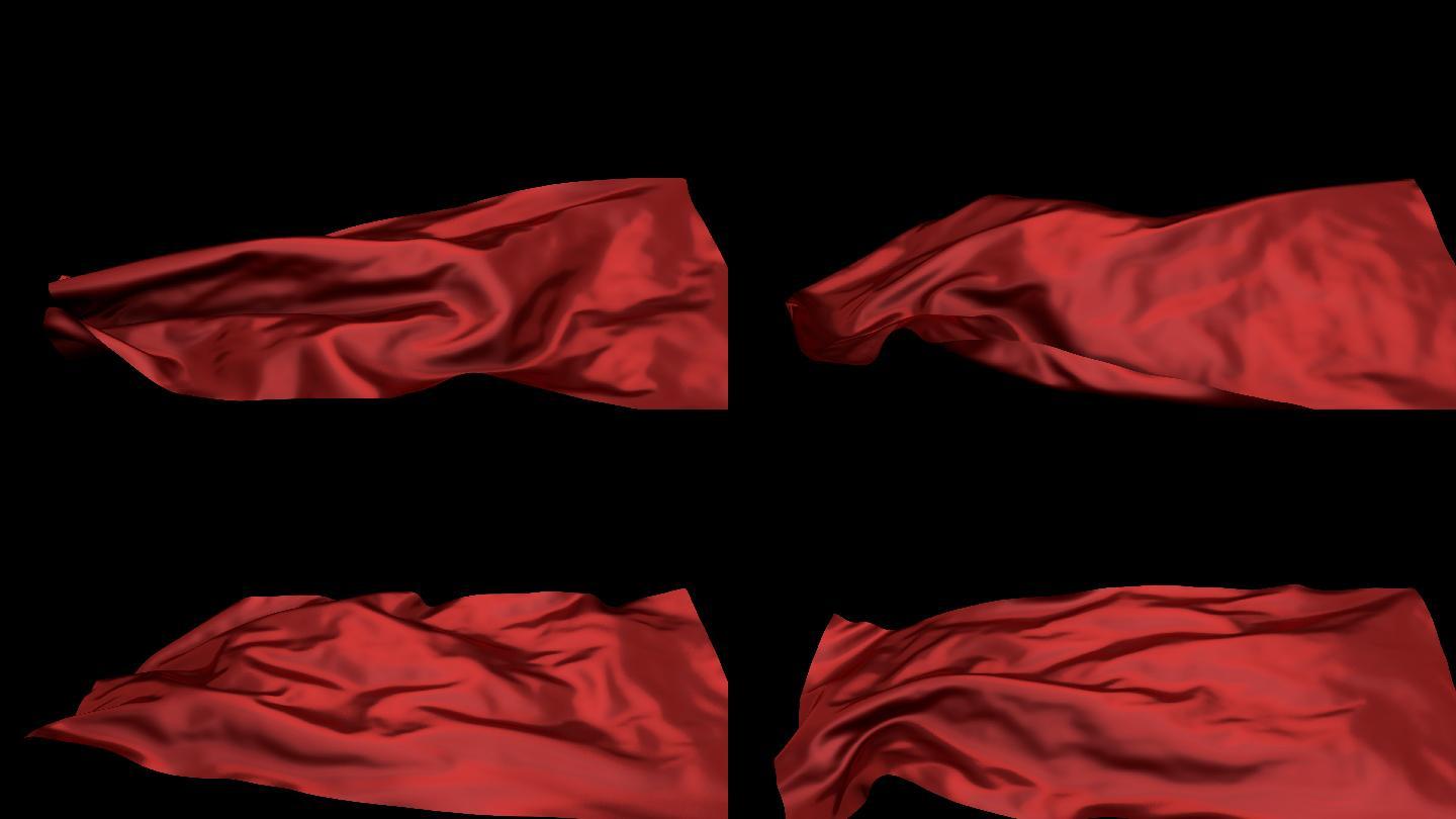 4K红色丝绸绸布绸缎红布专场