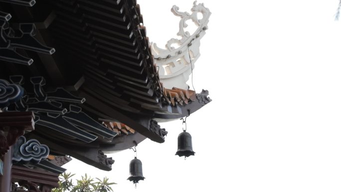 高清宜昌古建筑中国风顶角素材