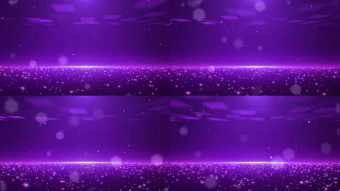 紫色梦幻粒子