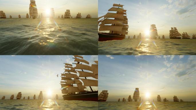 【原创】大航海时代帆船4K企业乘风破浪