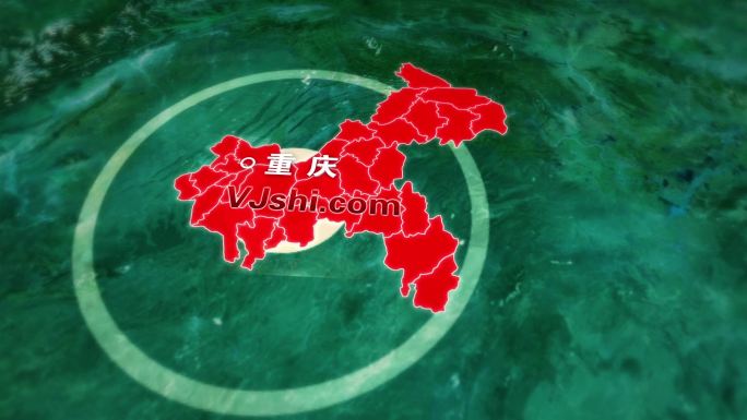 重庆区位优势地图