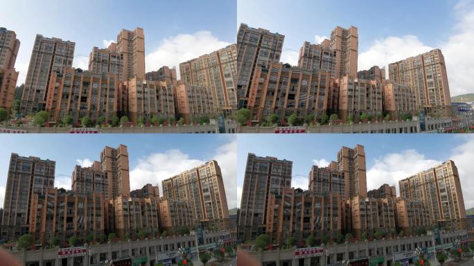 4K新兴城区蓝天白云3组