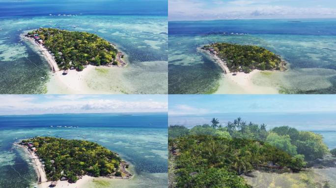 航拍风光海岛菲律宾长滩岛