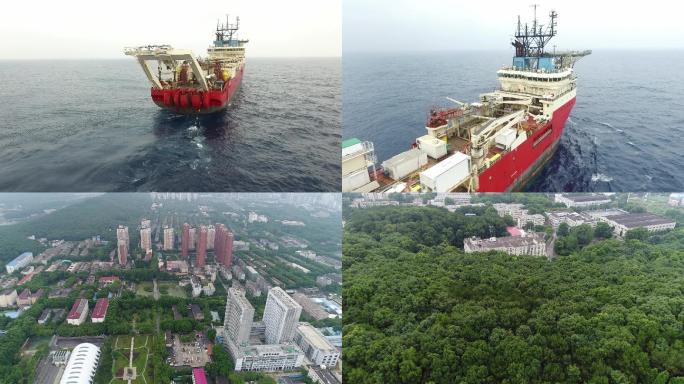 大学设犁出水和海缆