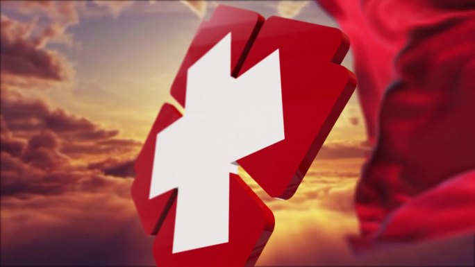红十字角标红十字会标志医疗公益