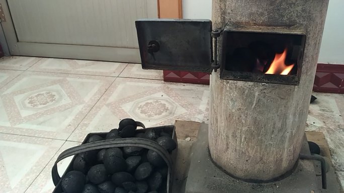 农村家用环保煤球取暖炉（原创可商用）