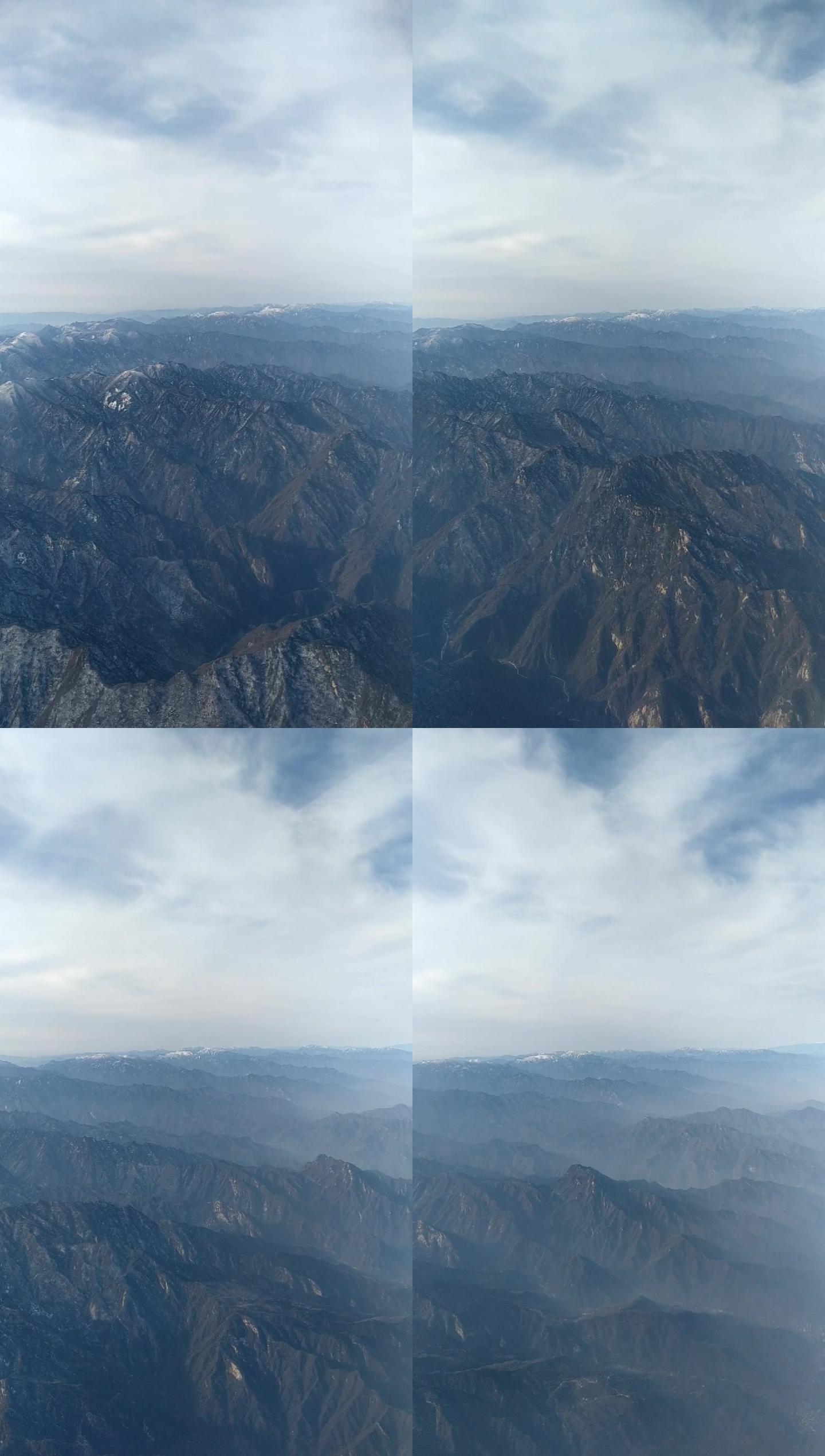 超清震撼航拍西北華山群山旅遊宣傳片素材_1088x1920_高清視頻素材