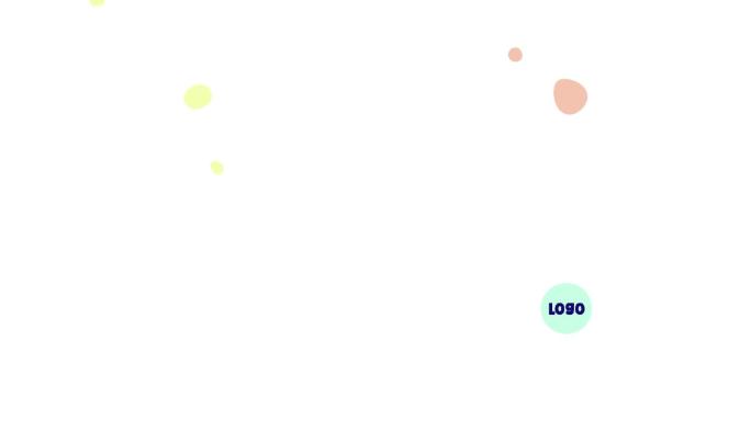 公司LOGO演绎流体mg小清新动画模板