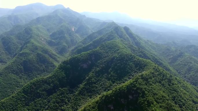 青山绿水美景航拍