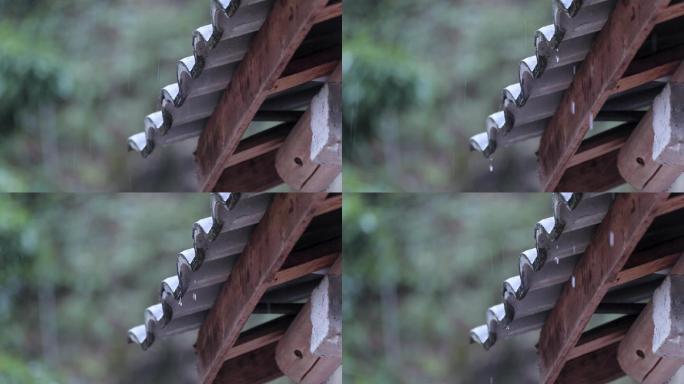 唯美屋檐雨水