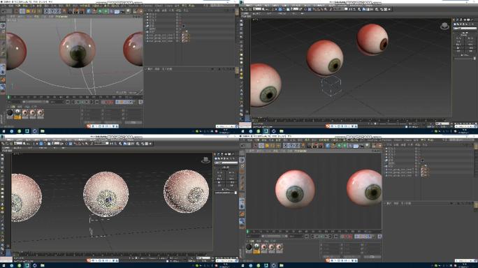 C4D+3dsmax+fbx-超精细眼球