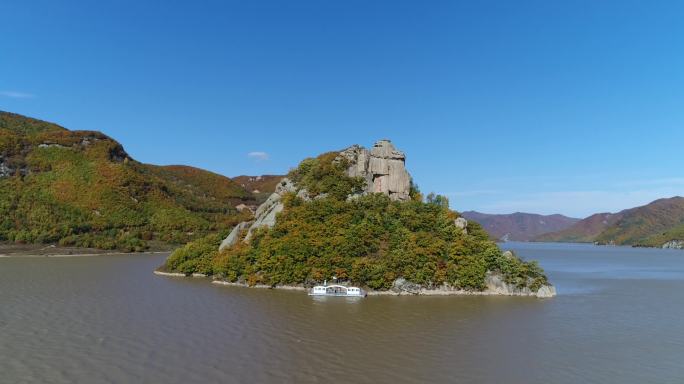 黑龙江省海林市鹰嘴峰航拍（全景）