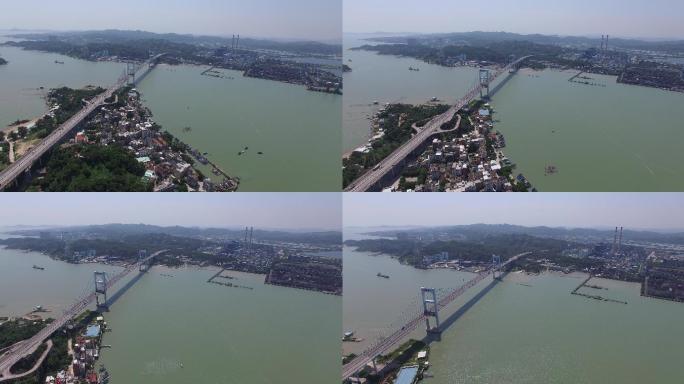 汕头海湾大桥航拍镜头