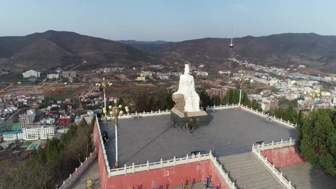 山区大山公园石像西施像景区