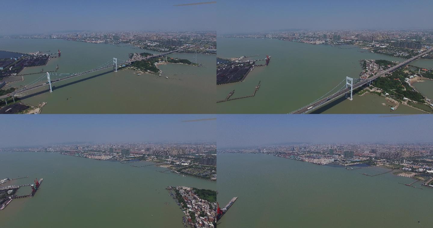 汕头海湾大桥航拍镜头