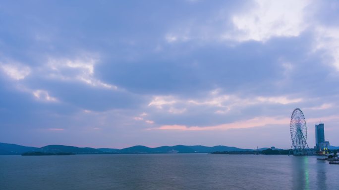 无锡蠡湖之滨2020元旦日出4K延时摄影