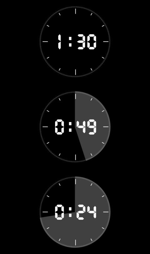 4k简约科技90秒倒计时(带通道)