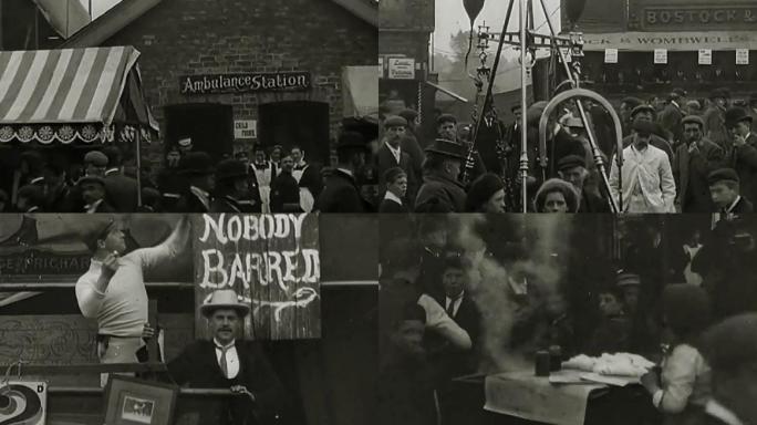 1902年英国街道百姓娱乐生活