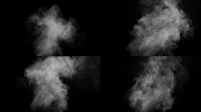 大片烟雾流动飘荡带通道高清