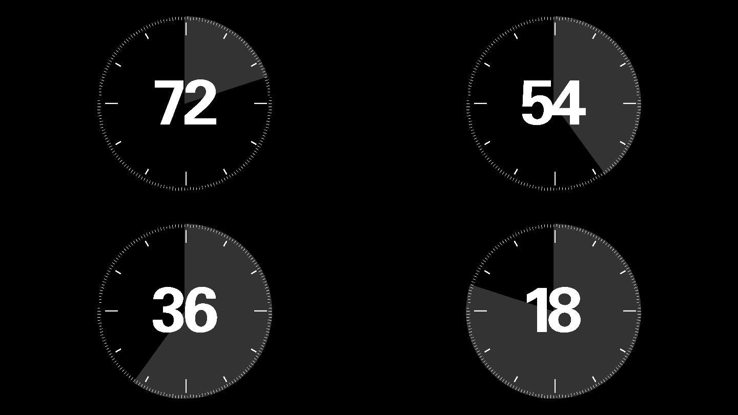 4k科技90秒倒计时(带通道高)