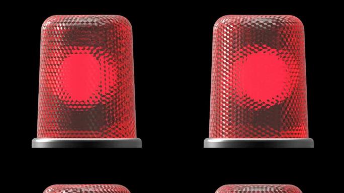 红色安全警示灯告警灯路障灯危险信号灯