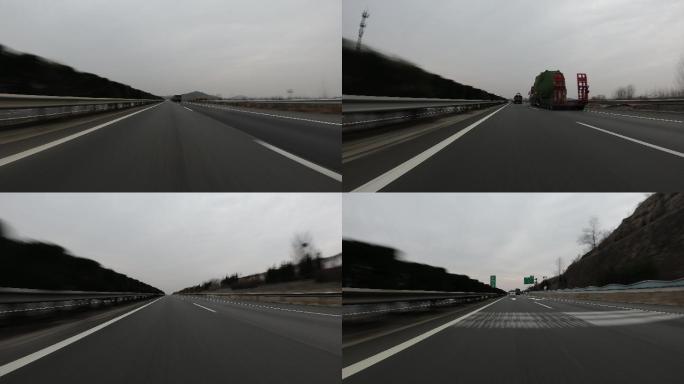 4K-原素材-高速道路延时