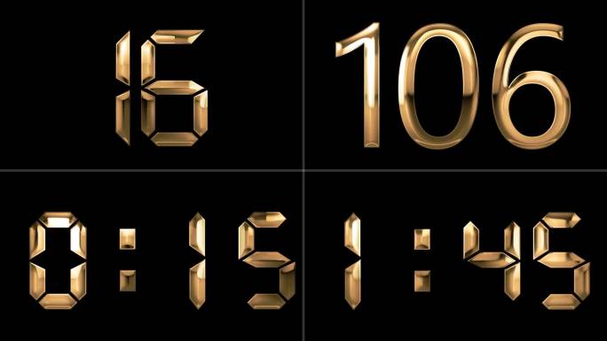 科技倒计时时间表AE模板