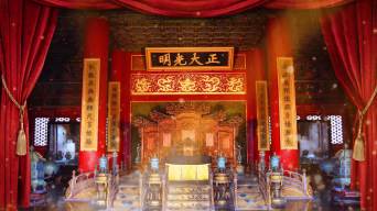 甄嬛传宫廷剧小品led舞台背景4k超清_4096x2304_高清视频素材下载