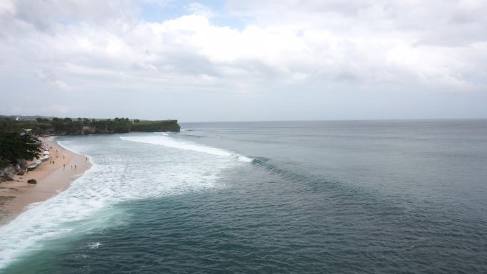 源素材巴厘岛大海岸海浪